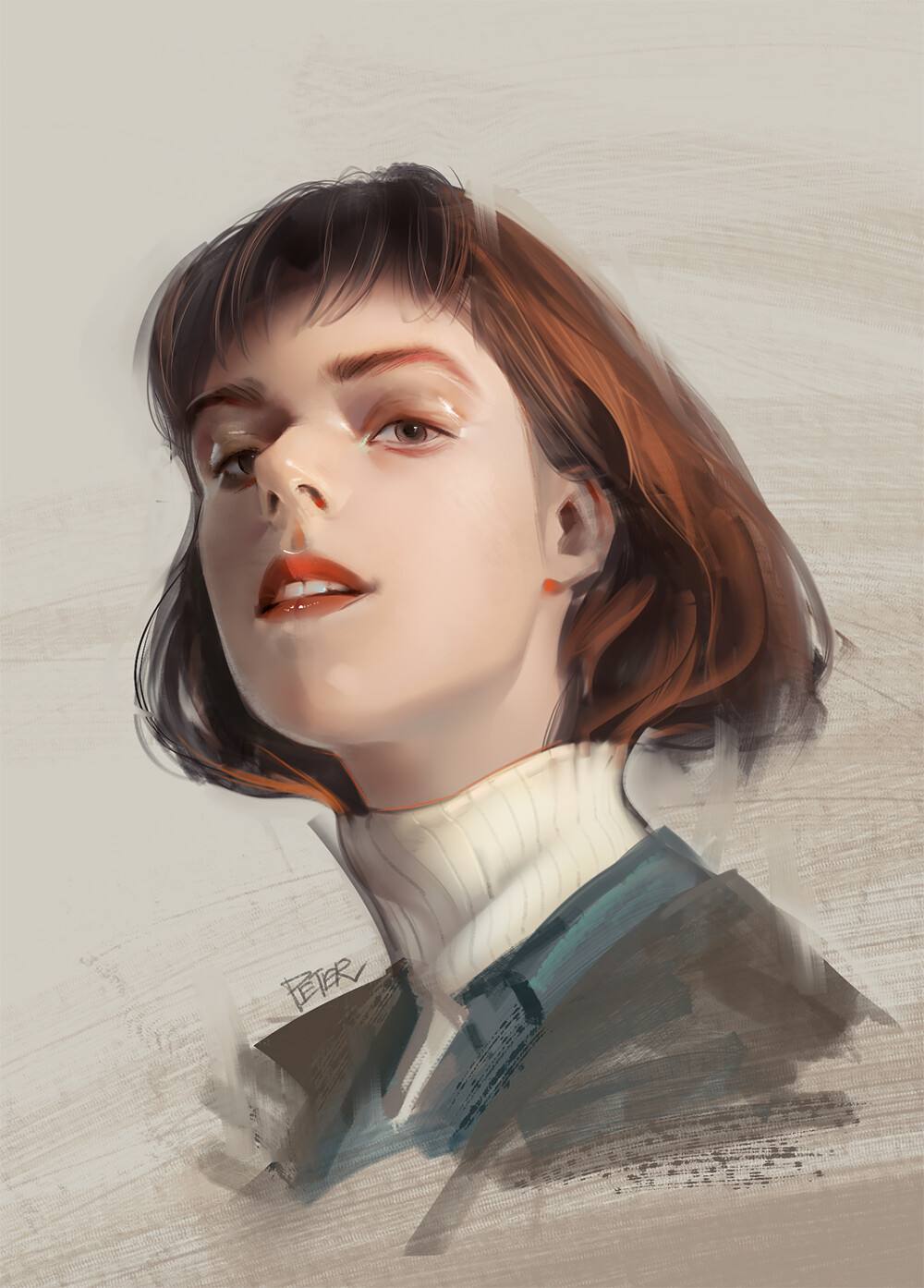 梁静茹人像插画视频下载(梁静茹春晚唱住在心里的人)